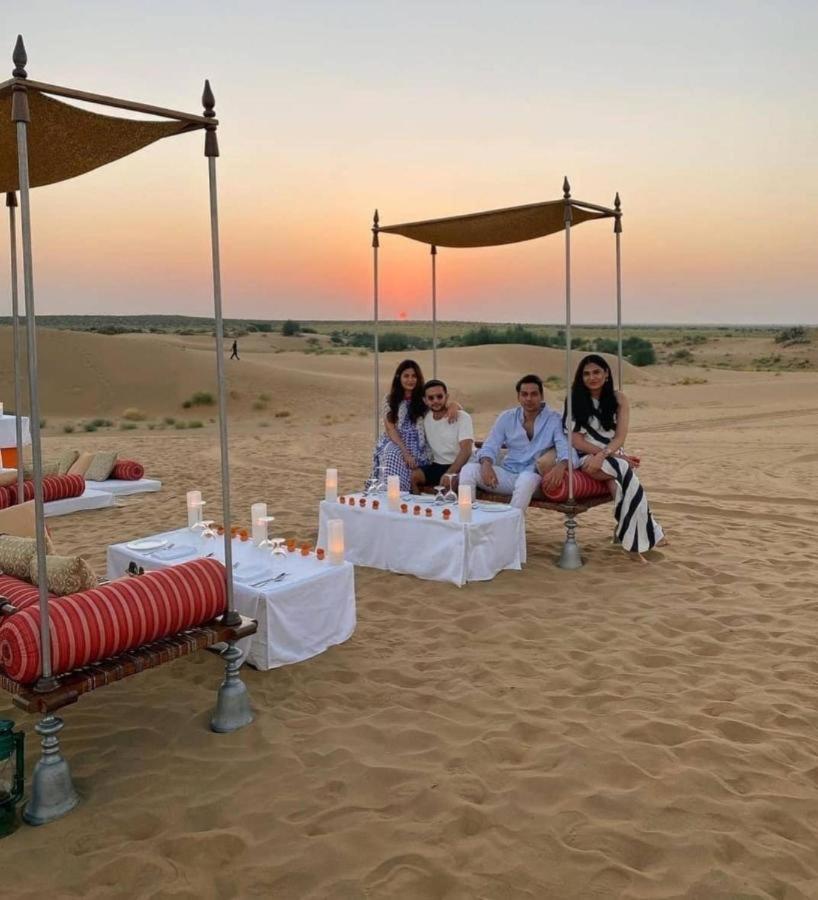 Golden Sandstone Hotel Desert Safari Camp Jaisalmer Dış mekan fotoğraf
