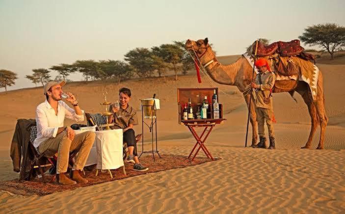 Golden Sandstone Hotel Desert Safari Camp Jaisalmer Dış mekan fotoğraf