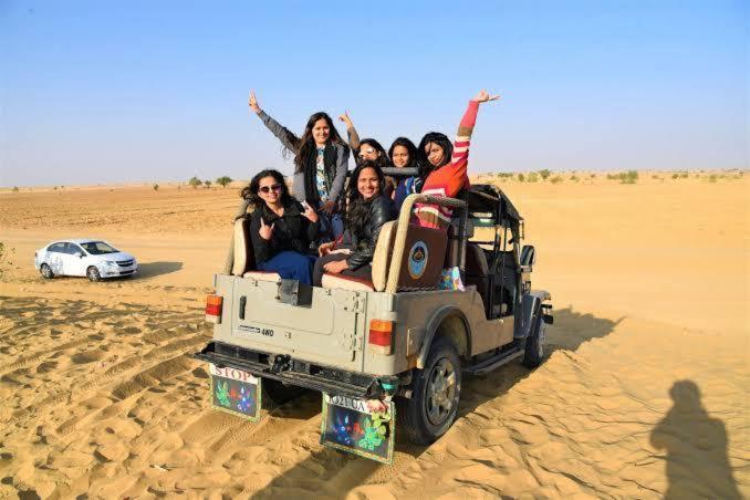 Golden Sandstone Hotel Desert Safari Camp Jaisalmer Dış mekan fotoğraf
