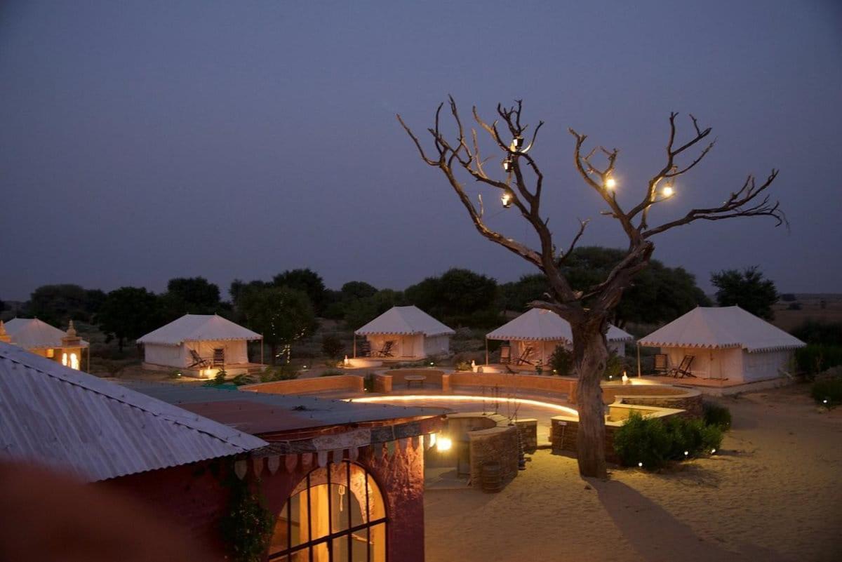 Golden Sandstone Hotel Desert Safari Camp Jaisalmer Dış mekan fotoğraf