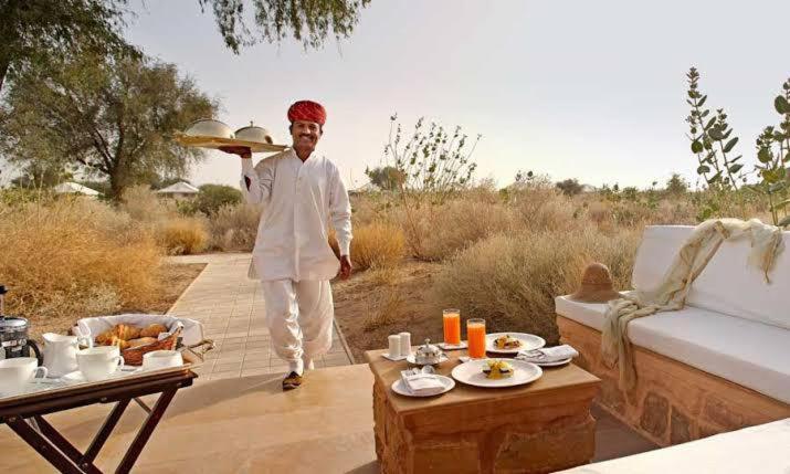 Golden Sandstone Hotel Desert Safari Camp Jaisalmer Dış mekan fotoğraf
